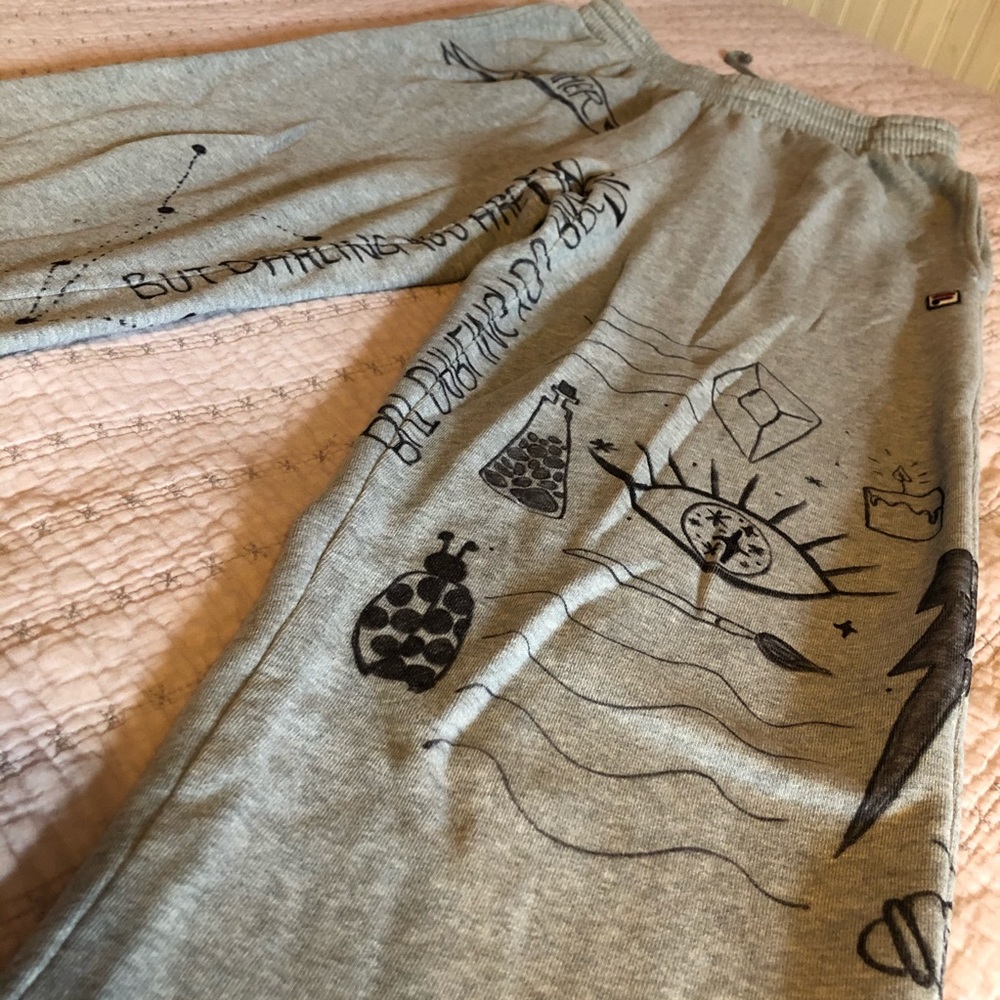 Authentic graphic FILA joggers